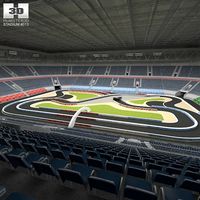 3D model of Racing Arena
