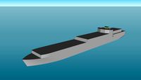 Vehicle Cargo ship, medium speed