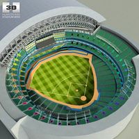 3D model of Rogers Centre Baseball Stadium