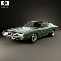 3D model of Dodge Charger 1972