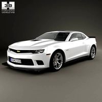 3D model of Chevrolet Camaro Z28 coupe 2014
