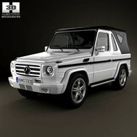 3D model of Mercedes-Benz G-Class Cabriolet 3-door 2011