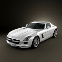 3D model of Mercedes-Benz SLS AMG 2011