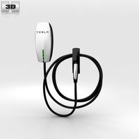 3D model of Tesla Charger
