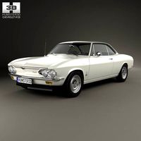 3D model of Chevrolet Corvair 1965