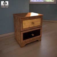 3D model of Ashley Alexander Youth Nightstand
