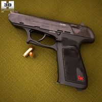 3D model of Heckler & Koch P9s