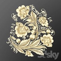 Ornament Khokhloma