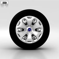3D model of Ford Kuga Wheel 17 inch 001