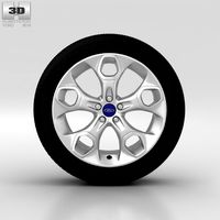 3D model of Ford Kuga Wheel 19 inch 001
