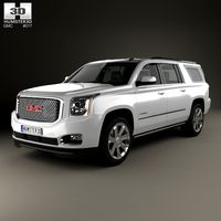 3D model of GMC Yukon XL Denali 2014
