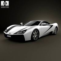 3D model of Generic Sport Car 2013