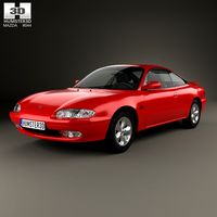 3D model of Mazda MX-6 1992