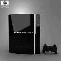 3D model of Sony PlayStation 3