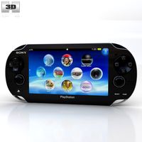 3D model of Sony PlayStation Vita