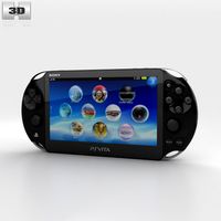 3D model of Sony PlayStation Vita Slim