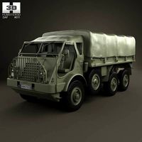 3D model of DAF YA 328 1952