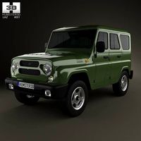 3D model of UAZ Hunter (315195) 2012