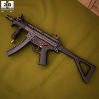 3D model of Heckler & Koch MP5K