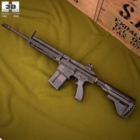 3D model of Heckler & Koch HK417