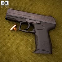3D model of Heckler & Koch P2000