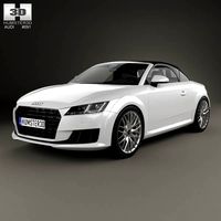 3D model of Audi TT (8S) roadster 2014