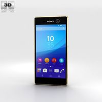 3D model of Sony Xperia M5 Gold