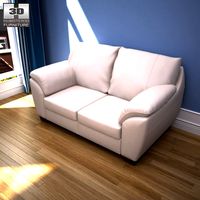 3D model of IKEA VRETA Two-Seat Sofa