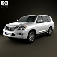 3D model of Lexus LX 570 (J200)