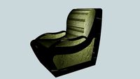 Comfy Chair Olive Leather