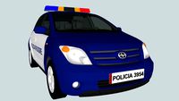Scion xA Albanian Police Car