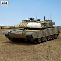 3D model of M1A1 Abrams