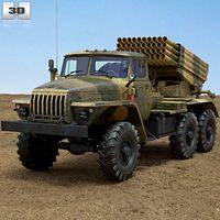3D model of BM-21 Grad