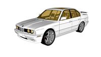 BMW E34 (White and Gold)