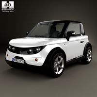 3D model of Tazzari Zero 2010
