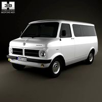 3D model of Bedford CF Minibus 1969-1979