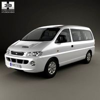 3D model of Hyundai H-1 Passenger Van 1997