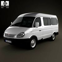 3D model of GAZ Sobol (GAZelle) 2012