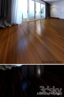 Red cedar and black Makassar