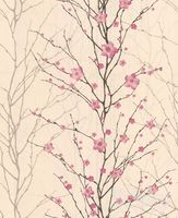 Graham Brown &amp; Vitality Floral Wallpaper, Pink Cream, 50-017