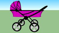 Kinderwagen Pink