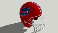 Buffalo Bills Football Helmet