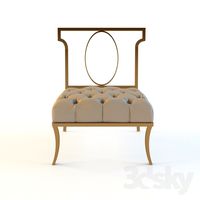 Shumacher / Bel air slipper chair