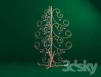 Cast iron Christmas tree