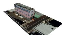 Post office and mailbox in Sakurashinmachi 桜新町郵便局とポスト