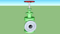 Right-angle globe valve