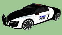 Audi R8 LAPD vehicle