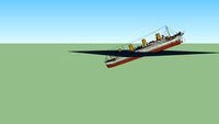 BRITANNIC SINKING