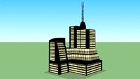 New Mombassa skyline building 2 (nighttime)