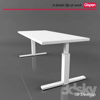 Office table from Gispen Steeltop